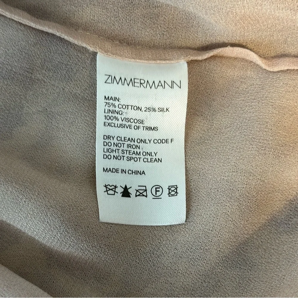 Zimmermann Silk-Blend Floral Long-Sleeve Juniper Playsuit Romper - Picture 9 of 9